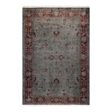 Fine Vibrance One-of-a-Kind 4' 2" x 6' 0" Hand Knotted Area Rug