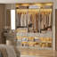 Armoire autoportante de 49 po de largeur avec tringle et tiroir (ensemble de 2)-851249474