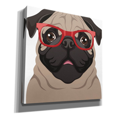 "Carlin portant des lunettes de hipster 6" par Furbaby Affiliates