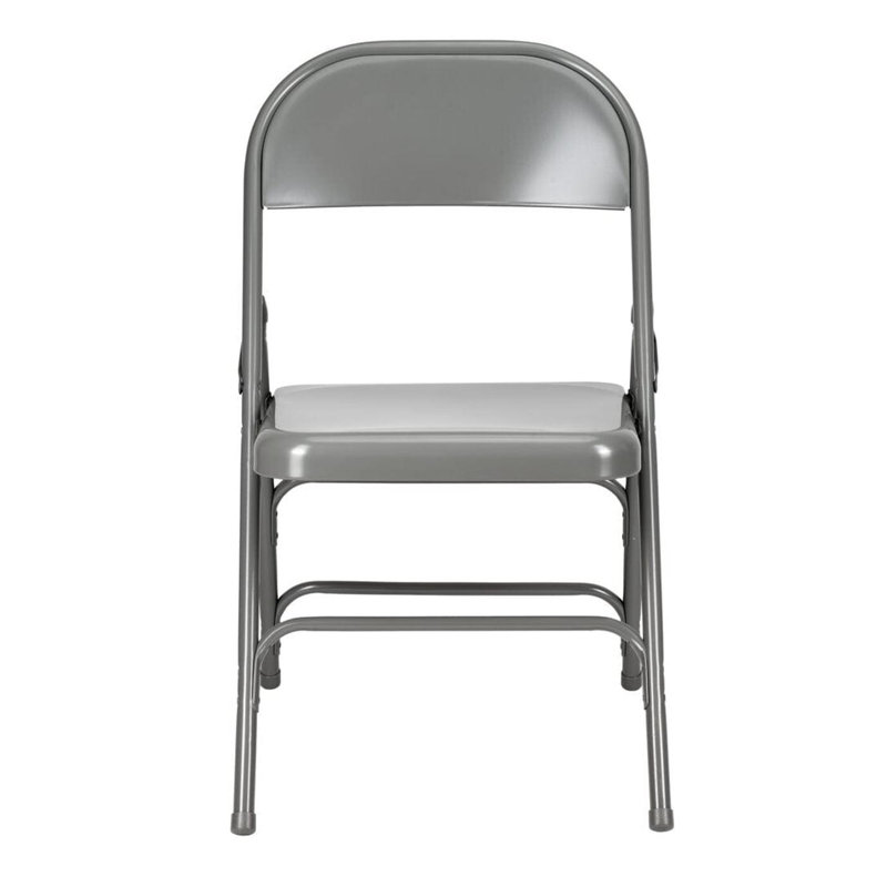 Metal Folding Chair - by Chivari, Gray