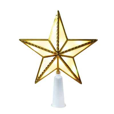 Christmas Tree Star Light Illuminated Colorful Plastic Hollow Decorative Projector Party Festival Decoration Boys Girls Party Decoration Kits