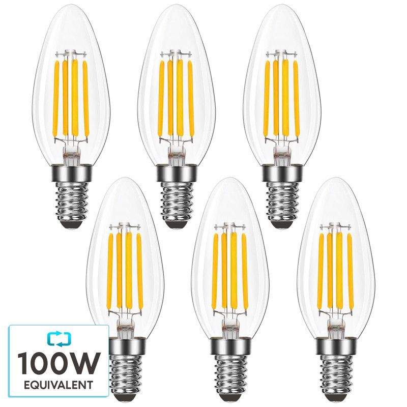 7 watts (100 watts équivalents), ampoule à DEL B11 à intensité variable, culot E12 / candélabre, 3500 K