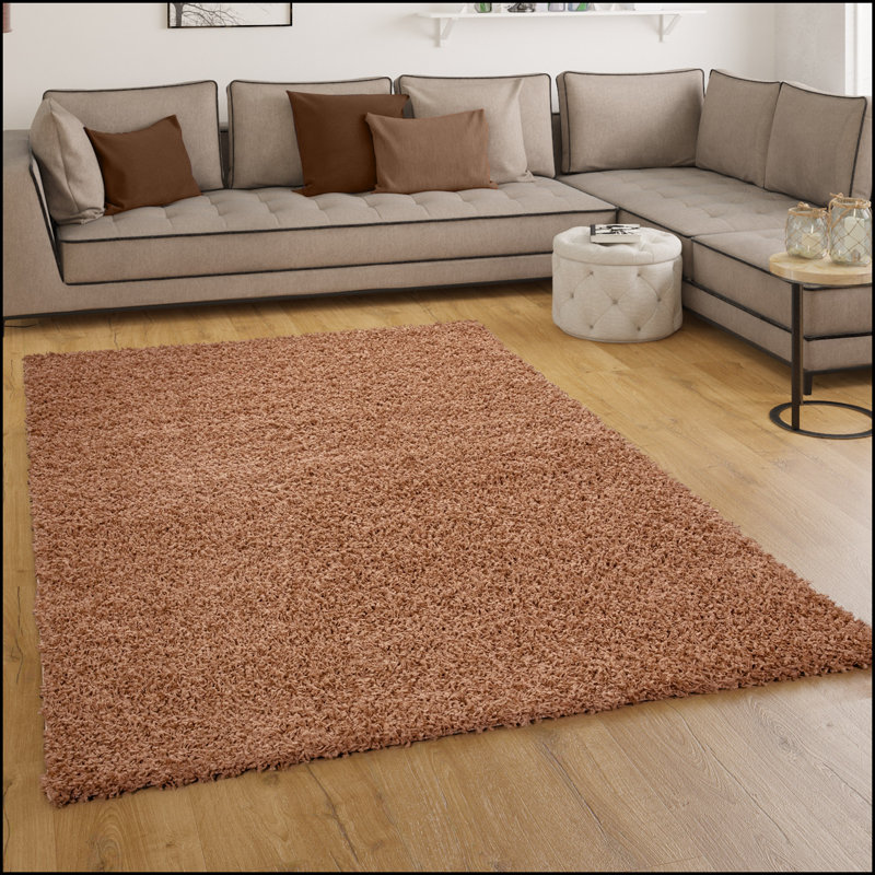 Ahmiracle Uniform Color Shag Area Rug, Square 200cm