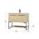 Golub 40'' Single Bathroom Vanity with Engineered Marble Top