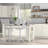 Rustic White Adjustable 22-33" Barstool with Backrest and Swivel-89974196