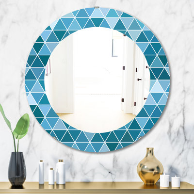 Miroir mural Triangular Colourfields 34