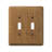 2-Gang Toggle Light Switch Wall Plate