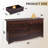 59" W 6-Drawer Wooden Dresser with Elegant Double Handles for Bedroom, Modern Large Storage Organizer with Solid Legs, Esspresso Chest of Drawers for Living Room, Hallway-2098098921