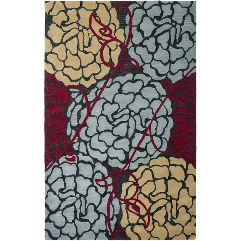Tapis en laine touffeté à la main Tanner Wyndham, Rectangle 2 pi 6 po x 4 pi