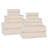Ensemble de serviettes 12 pièces Mika Smart Twist Viscose-106744519