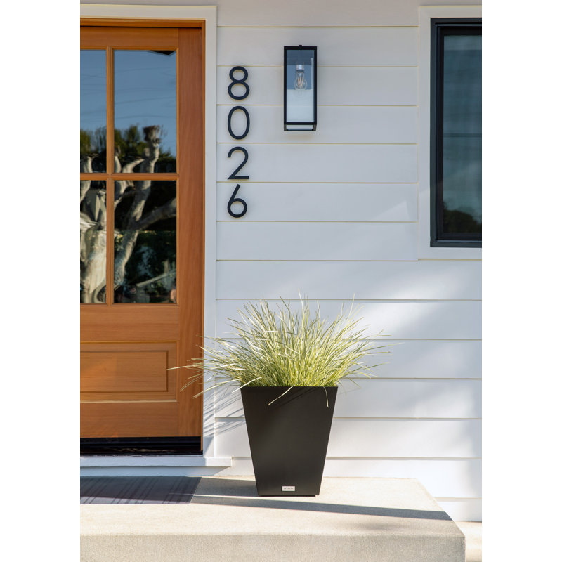 Pure Series Nobleton Planter, 22" H x 19" W x 19" D, 1, Black