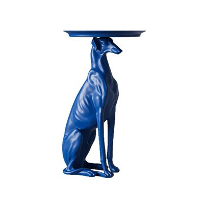 Creative Dog With Tray Resin Sculpture