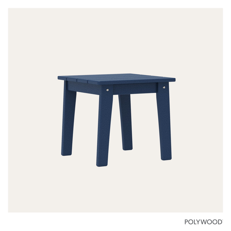 POLYWOOD X  Sol 72 End Table, Navy