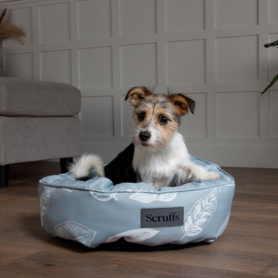 Floral Polyester Pet Bed