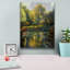 «Reflection Of The Park» par John Zaccheo, art mural sur toile-1525400030