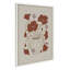 Reproduction d'art sur toile encadrée colorée, rétro et floral rouge et rose par The Creative Bunch Studio