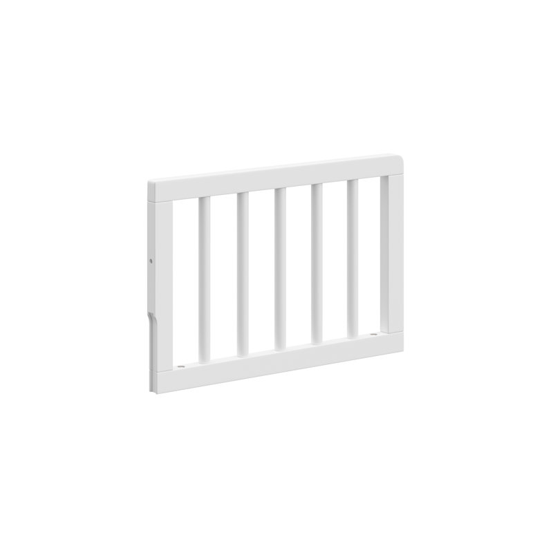 Barrière de lit pour tout-petit (chevilles), Blanc