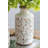 Ceramic Cylinder Vase With Multi-Colored Floral Motifs-1835824187