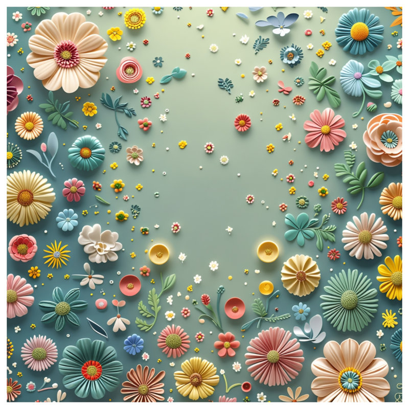 Tapisserie florale - Décoration murale nature, 50in H x60in W with 4 Grommets