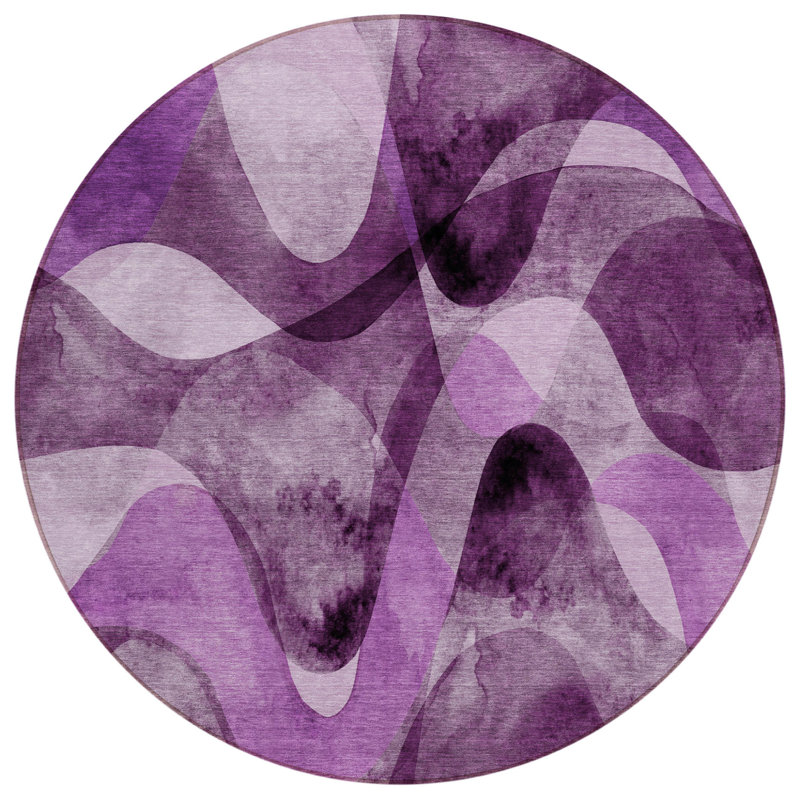 Tapis d'intérieur rond 8 po