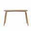 Stephenie 4 Person Dining set - a Rectangular Plastic Dining Table with Wooden Legs and a Set of 4 Faux Leather Cushion Padded Dining Chairs for Dining Room - Modern Dining Table Set-1259149995