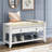 Shoe Rack With Cushioned Seat And Drawers, Multipurpose Entryway Storage Bench-1280997031