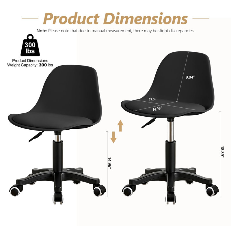 Chaise de bureau XUEGW, Tout noir