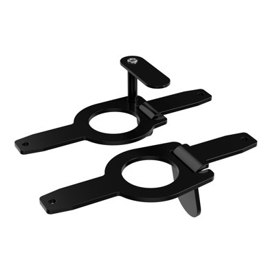 Quincaillerie de loquet de barrière pour l'ensemble de clôture Zurich par Zippity Outdoor Products. La clôture de Zurich est conçue pour que n'importe quel panneau puisse être converti en barrière à l'aide de cet ensemble de quincaillerie de loquet de verrouillage, Zpi19083