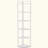 70.9"H 6-Tier Corner Bookshelf – L-Shaped Freestanding, 25lbs/Shelf, Thick MDF & Metal Frame for Living Room/Office/Balcony