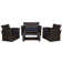 Tisdale 4 - Person Patio Conversation Sets with Cushions