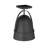 Black 9.5 in. W 1 - Bulb LED Outdoor Semi Flush Mount Outdoor Flush Mount