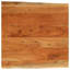  Plateau de table en bois d'acacia massif naturel 23,6 x 23,6 po