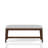 Backless Upholstered Dining Bench Mid-Century Seating