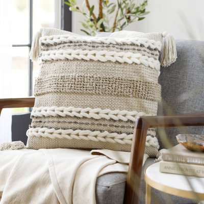 Tov 100% Cotton Lumbar Rectangular Pillow