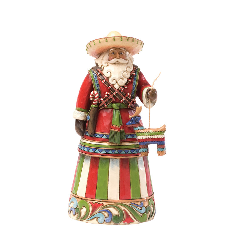 Figurine de père Noël mexicain Jim Shore Heartwood Creek 7,25 pouces