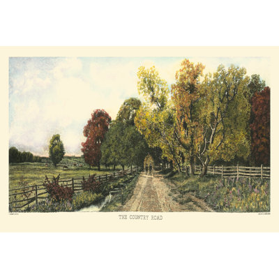The Country Road by C. Harry Eaton - Wrapped Canvas Print