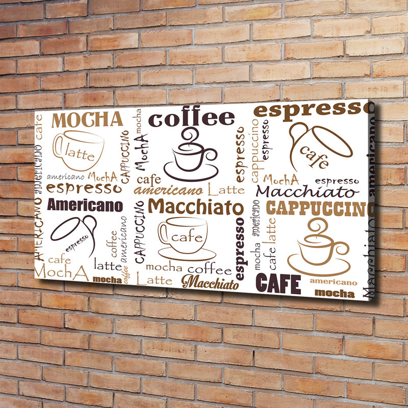 Coffee Time - No Frame Print on Canvas