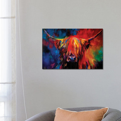 Highland Cow by Sue Gardner - Gallery-Wrapped Canvas Giclée on Canvas