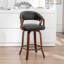 Tabouret de comptoir pivotant en similicuir Providence-128799124