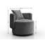 Bernella Upholstered Swivel Armchair-265139758