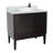 Espalda 37 " W Freestanding Standard Free Standing 1 Single Vanity Bathroom Vanity With Carrara Marble Top