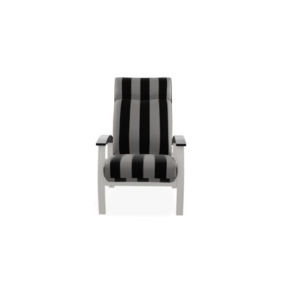 Chaise de patio inclinable avec coussins Askar