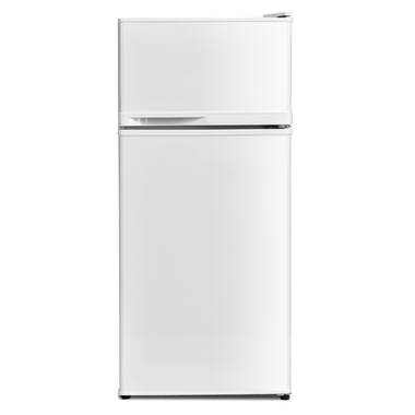 Frestec 74 Cu Refrigerator with Freezer Apartment Size Refrigerator Top Freezer 2 Door Fridge with Adjustable Thermostat Control Freestanding Door Swi