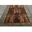 Tapis brun intérieur / extérieur rectangulaire en laine touffeté à la main Razzak-596644049
