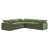 Tissu vert Sagano est en rupture de stock