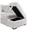 Canapé-lit en velours côtelé avec repose-pieds et canapé-lit modulaire-20204712