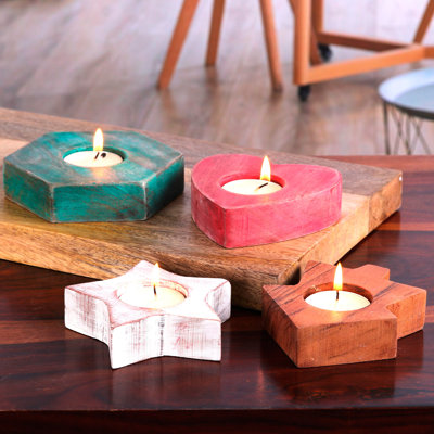 Ensemble de 4 bougies chauffe-plat Gracie Oaks