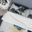 Abstract Geode Marble Blue I - Ensemble de housse de couette moderne - Microfibre de polyester-396306337