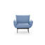 Fauteuil en polyester l 37,4 po Allessio-1230758403