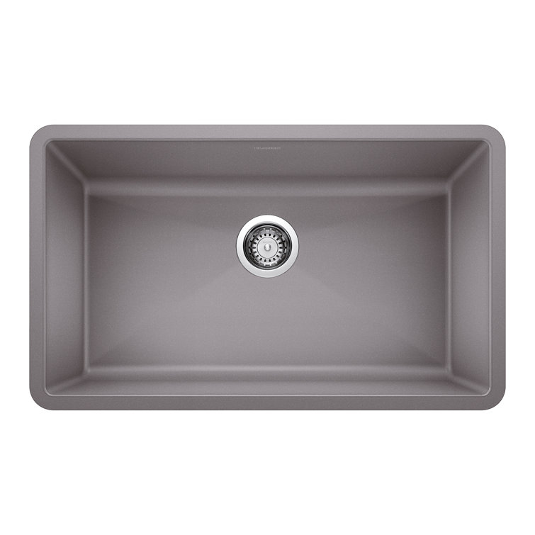 Blanco 440148 Precis SILGRANIT 32" Super Single Undermount Kitchen Sink